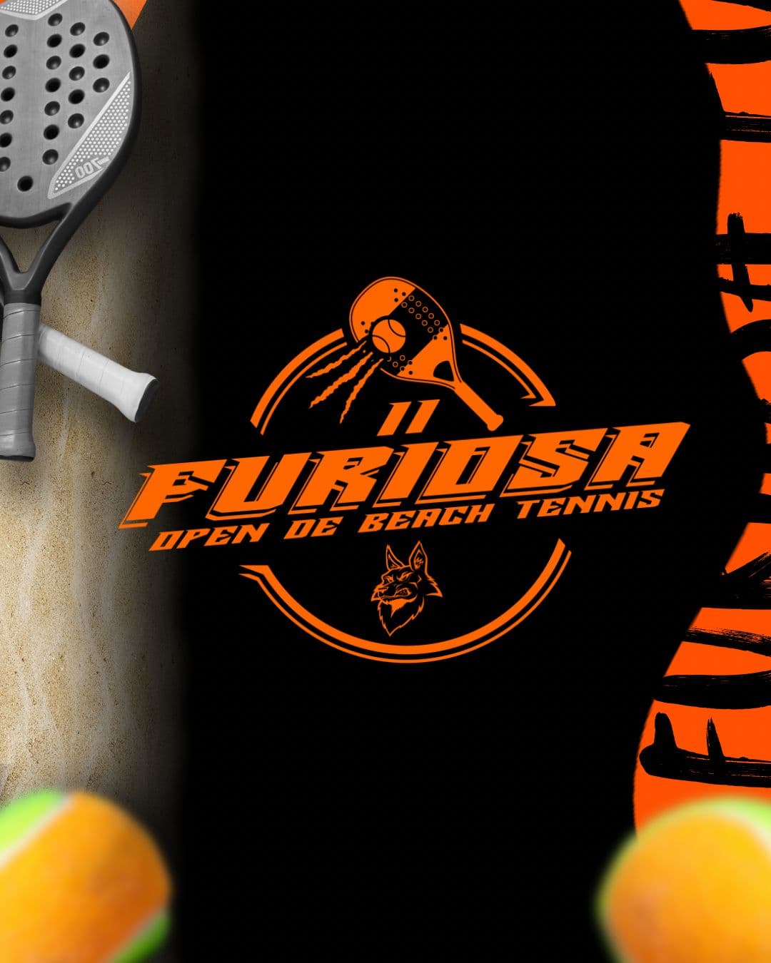Flyer do evento II Furiosa Open de Beach Tennis