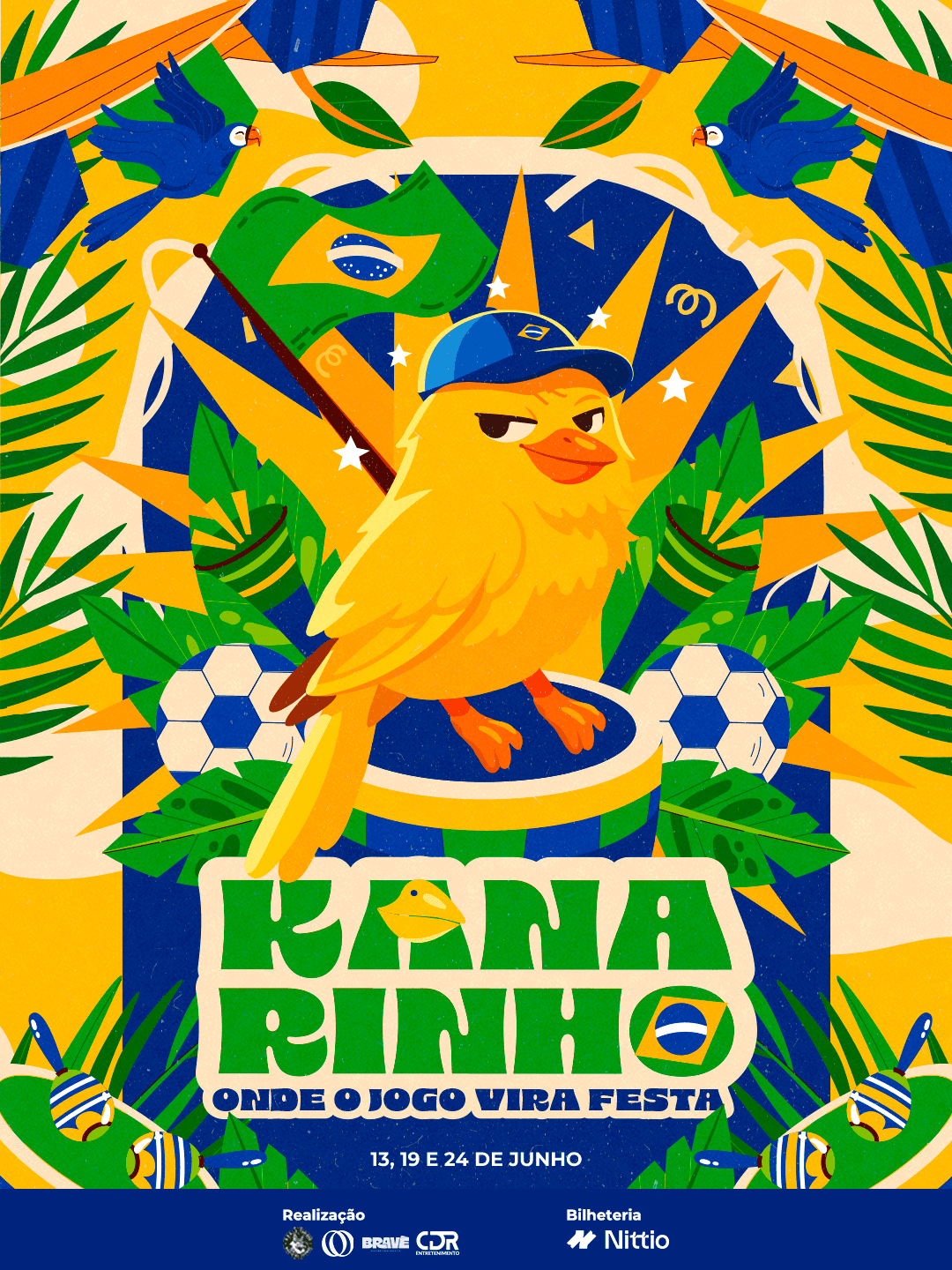 Flyer do evento Kanarinho